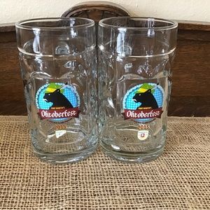Oktoberfest beer mugs